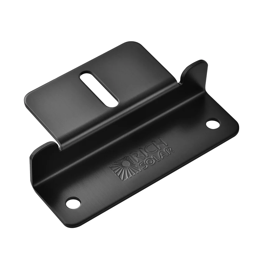 Mounting Hardware Z Brackets Black 2 Black Solar Panel Hardware