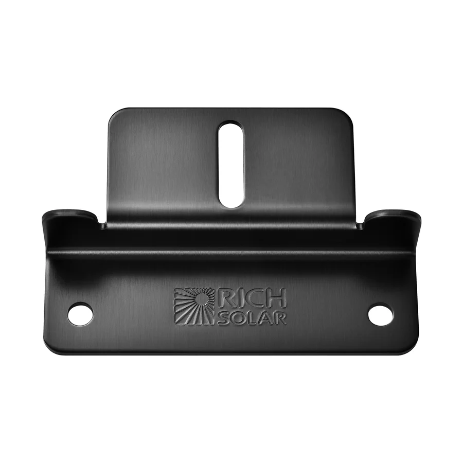 Mounting Hardware Z Brackets Black 3 Mounting brackets for solar panels