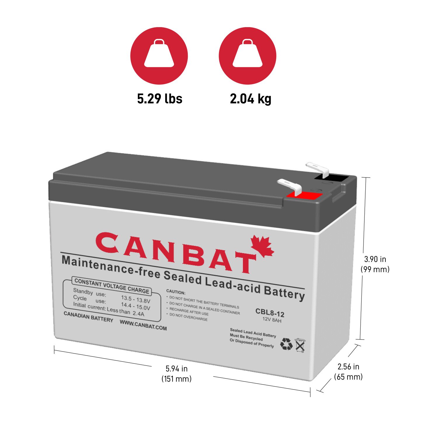 12V 8Ah SLA Battery 2 12V 8AH SLA BATTERY DIMENSIONS