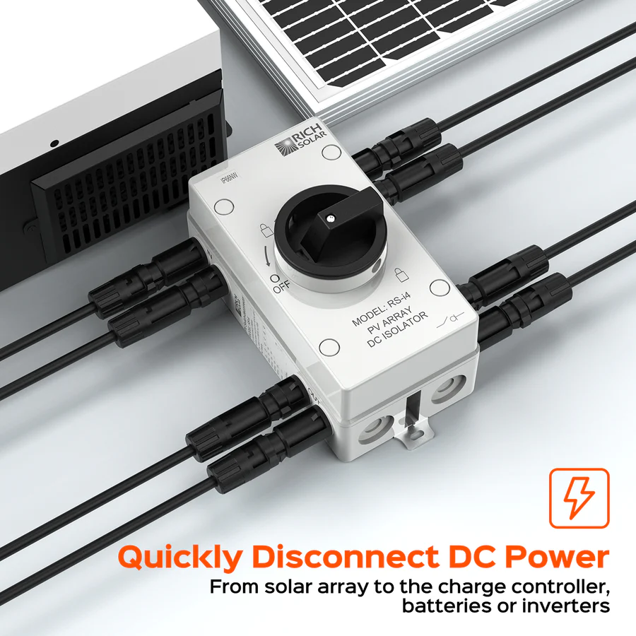 Solar PV DC Quick Disconnect Switch 1500V 55 Amps 3 Solar PV DC Quick Disconnect Switch 1500V 55 Amps - Image 3