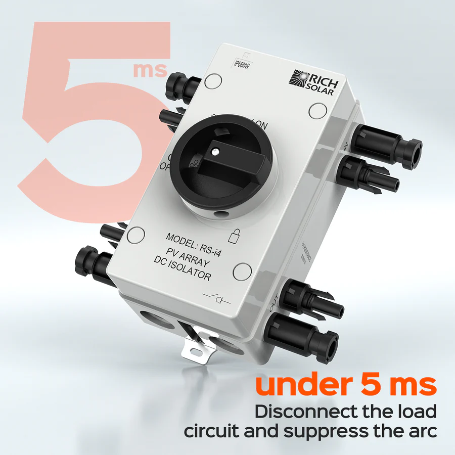 Solar PV DC Quick Disconnect Switch 1500V 55 Amps 6 Solar PV DC Quick Disconnect Switch 1500V 55 Amps - Image 6
