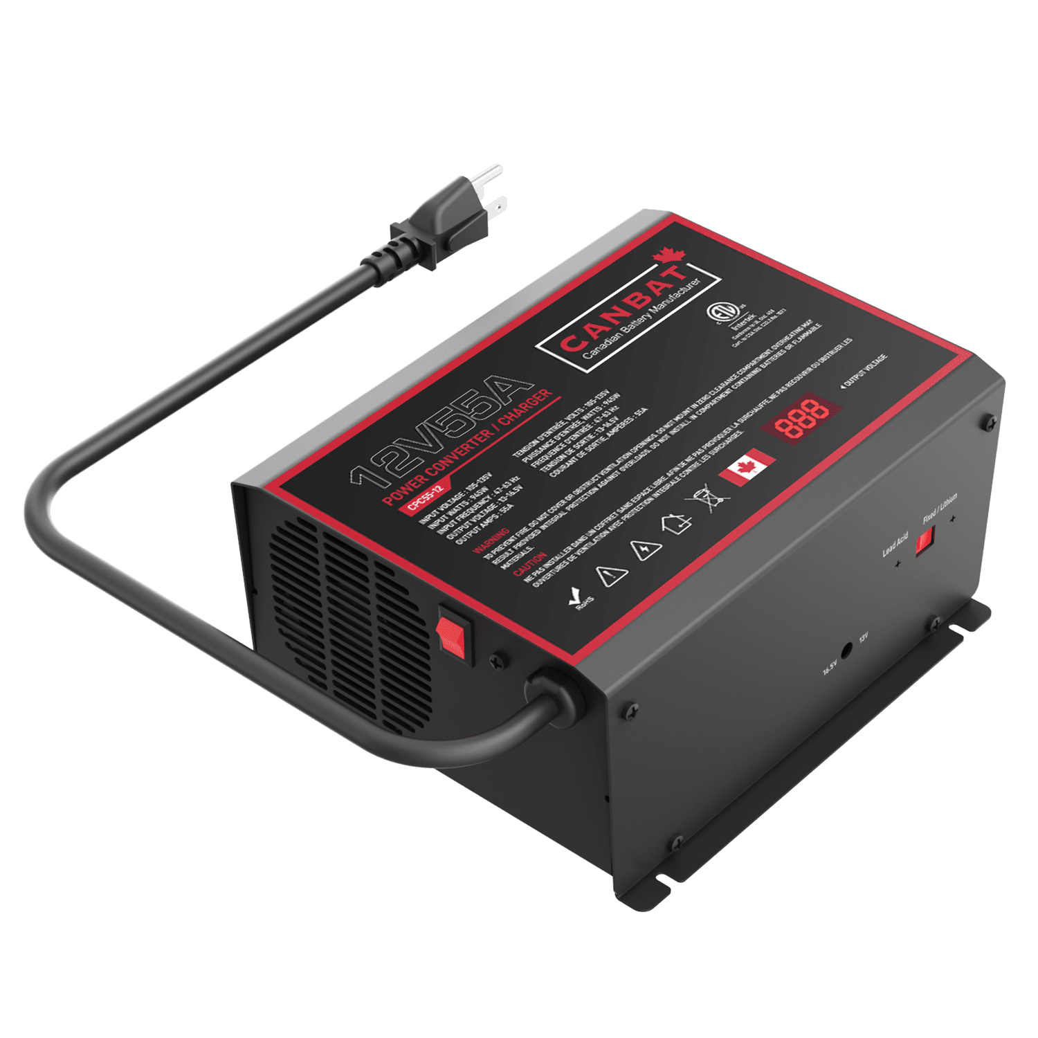 12V 55A Power Converter Charger 5 The best converter charger for RV 55A