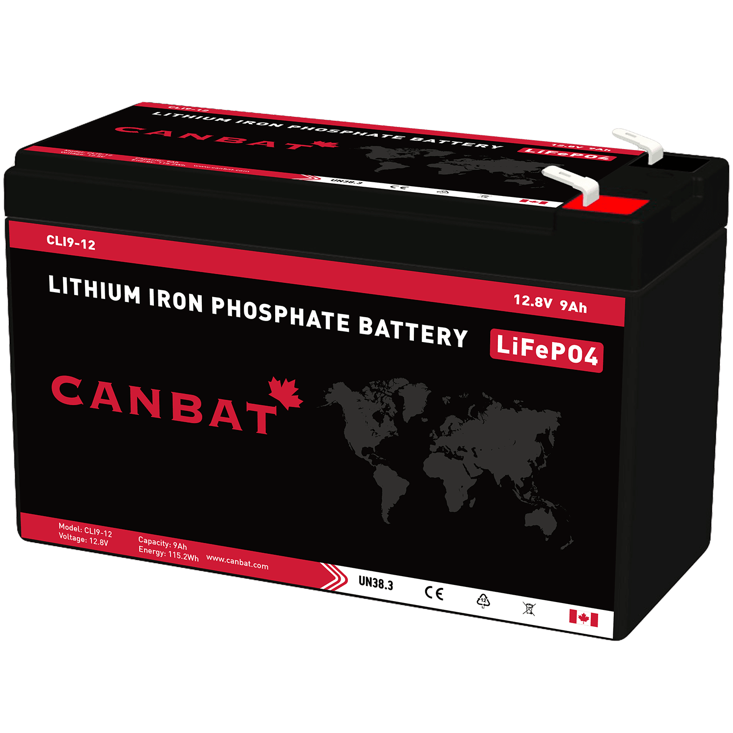 12V 9Ah Lithium Battery 1 12V 9Ah Lithium Iron Phosphate Battery LiFePO4 Canadian made lithium batteries