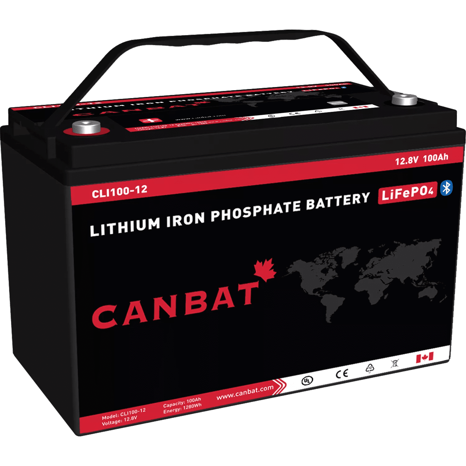 12V 100Ah Lithium Battery 1 12V 100Ah Lithium Battery (LiFePO4). Canadian made lithium batteries