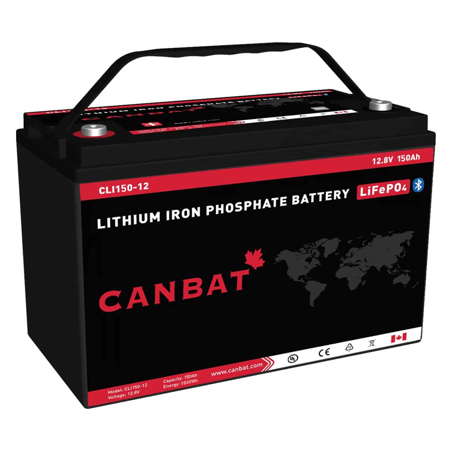 12V 150Ah Lithium Battery 1 12V 150AH LITHIUM BATTERY (LIFEPO4) Canadian made lithium batteries