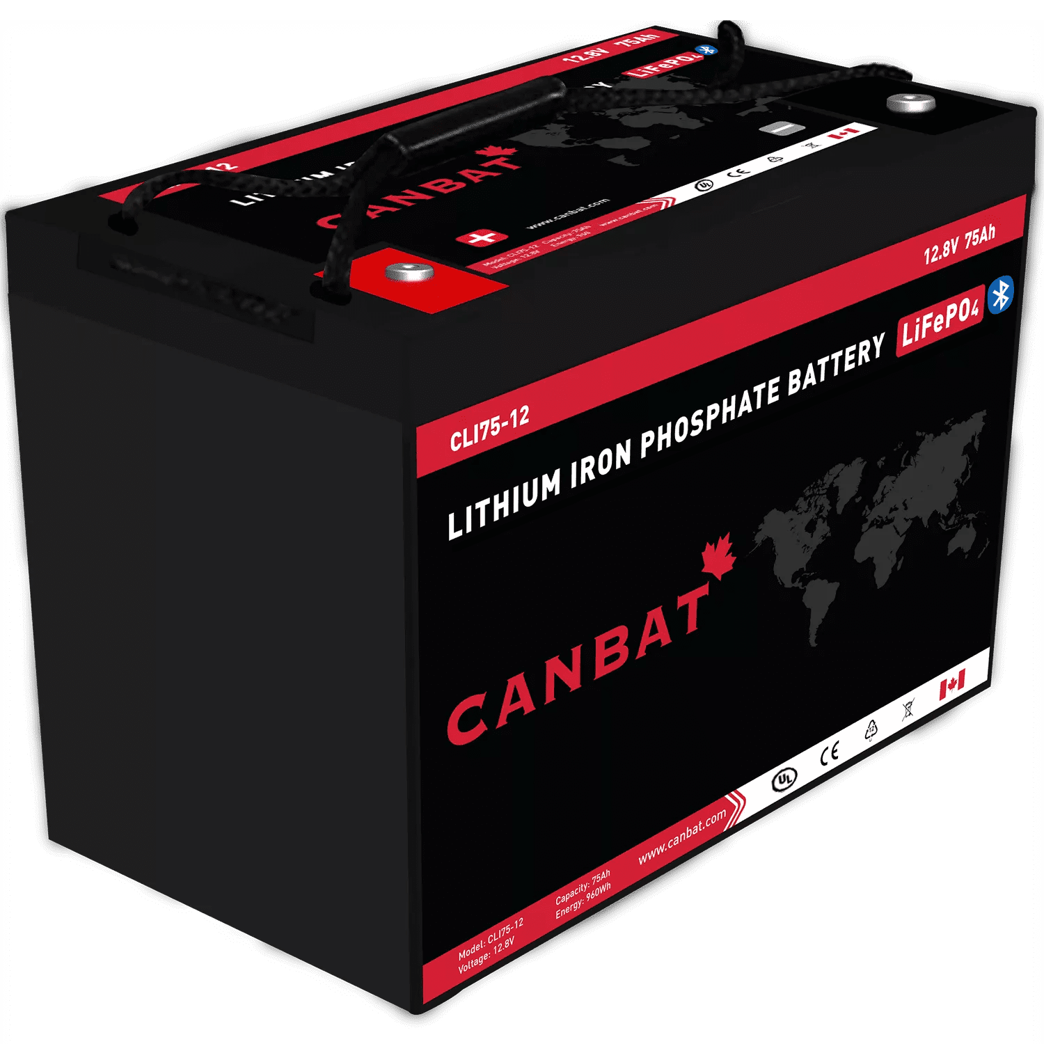12V 75Ah Lithium Battery 1 12V 75Ah Lithium Battery (LiFePO4) Canadian made lithium batteries