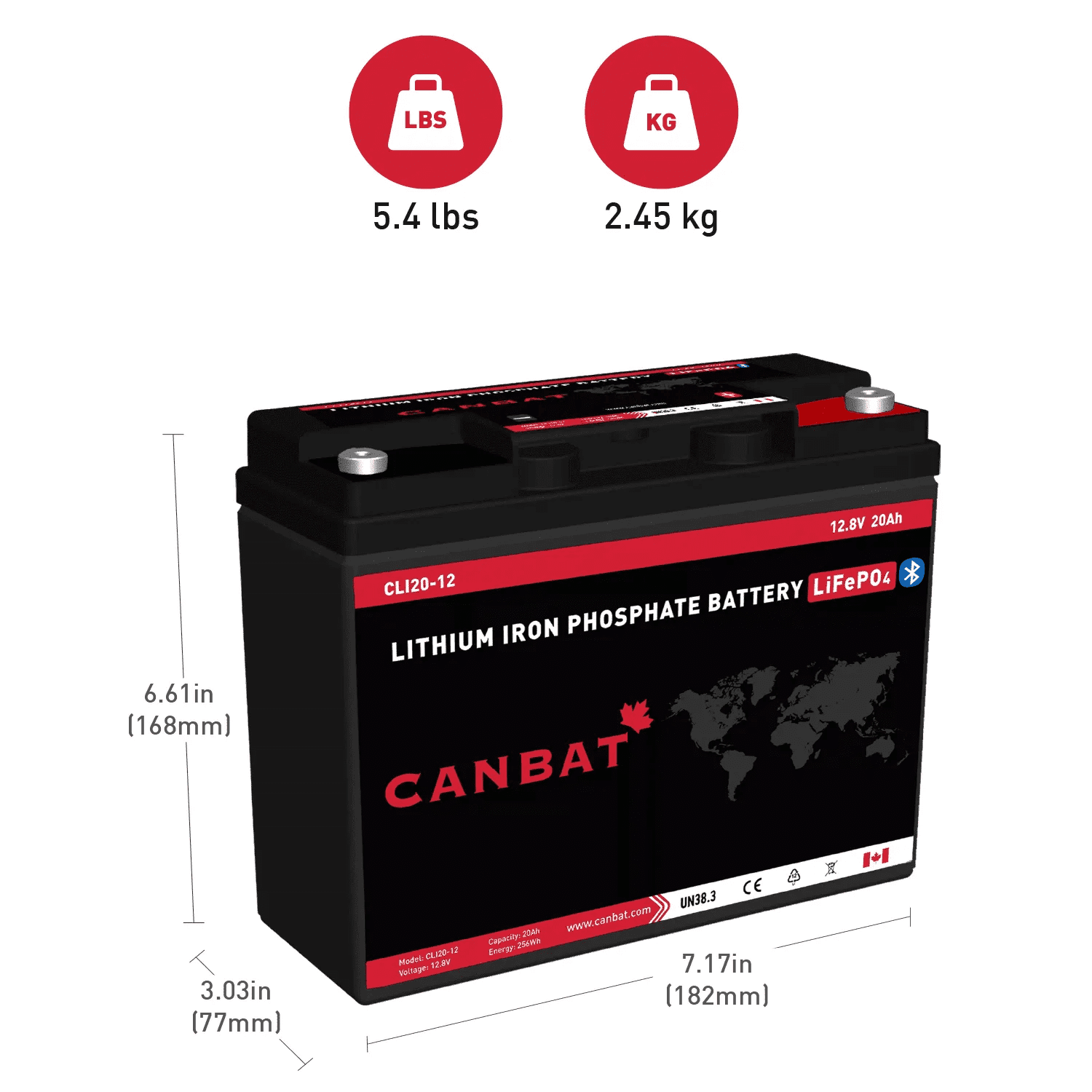 12V 20Ah Lithium Battery 2 12V 20Ah LiFePo4 batter. Canadian Made Lithium Battery