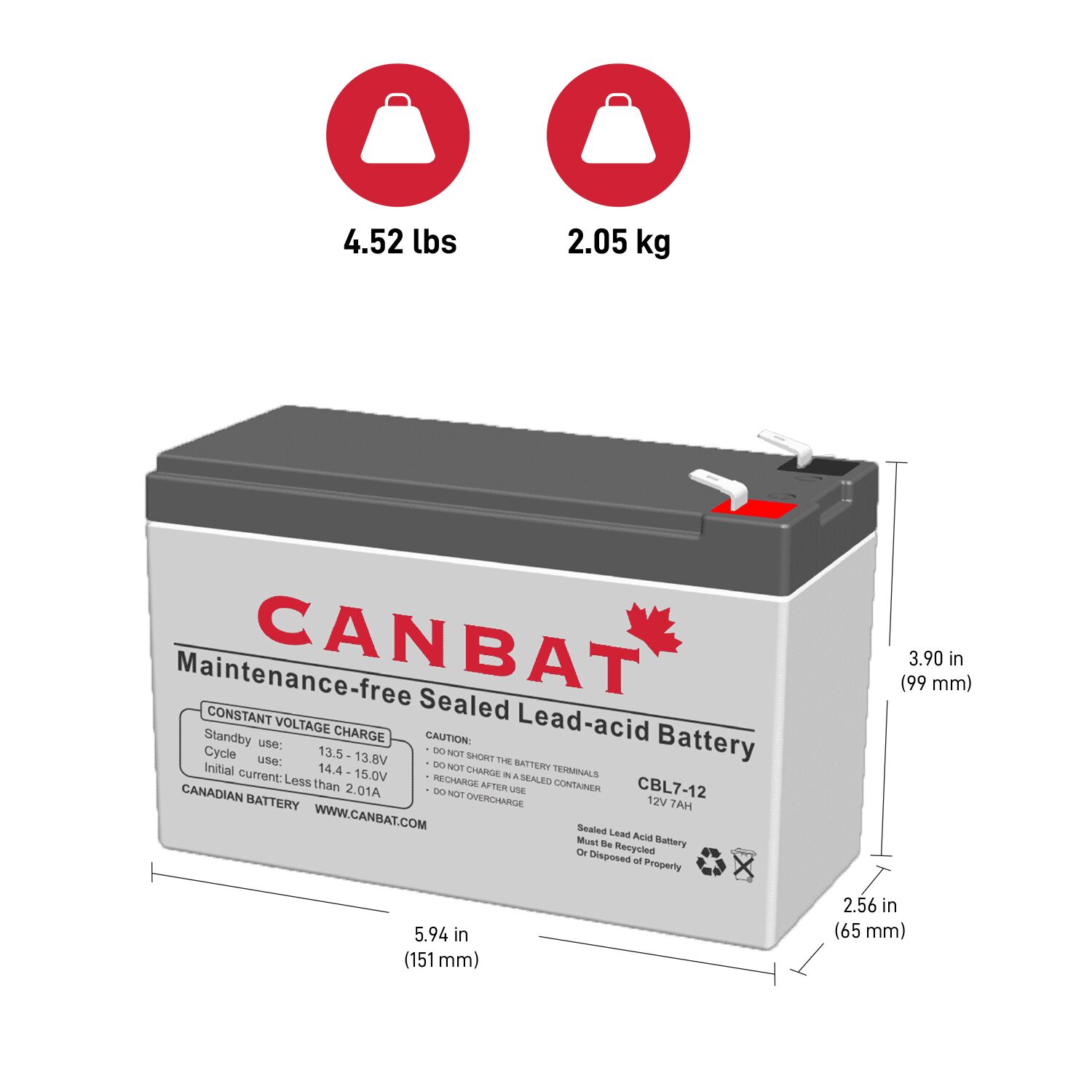 12V 7Ah SLA Battery 2 12V 7AH SLA BATTERY DIMENSIONS